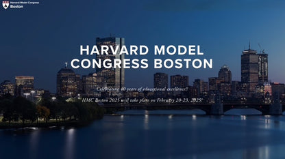 Harvard Model Congress - Boston 2025